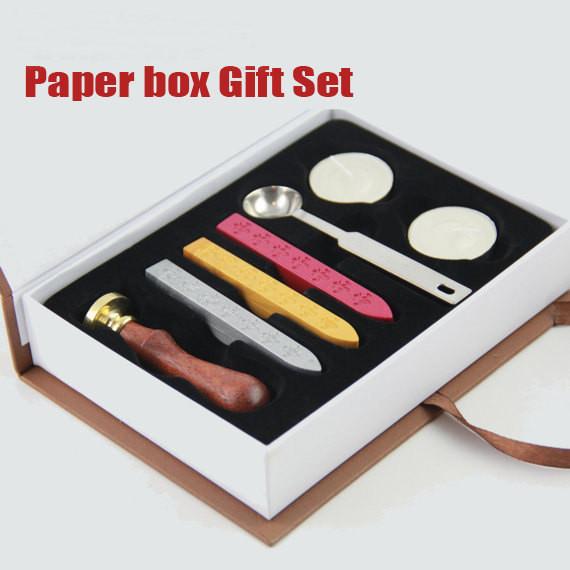 Custom Your Design Wax Seal Stamp Wood Box Kit – MDLG-Custom