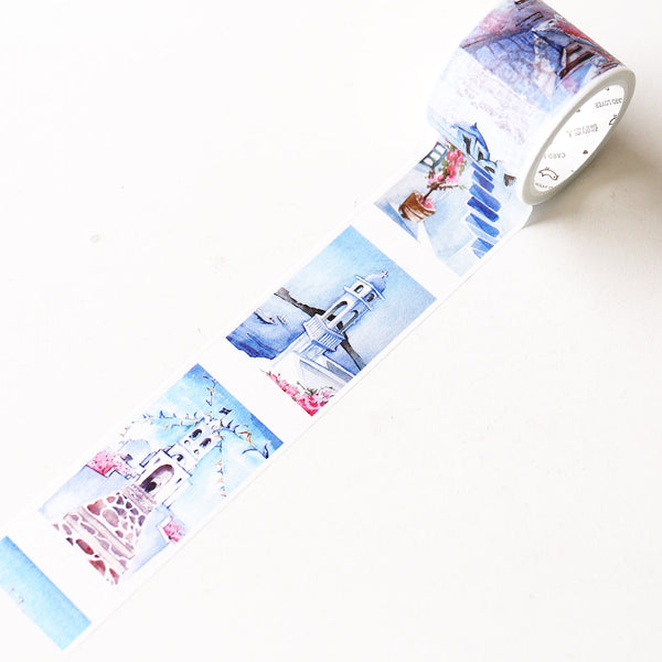 40mm x 8m Greece Landmarks Washi Tapes/ city Washi Tape/Decorative Stickers / Masking tape/ jOT096apanese washi tape/Planner Supplies/OT096