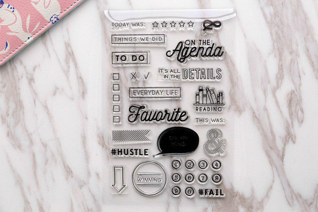 To Do Lists clear Stamp/Favorite Rubber Stamps/bullet journal stamp/Tr –  DokkiDesign