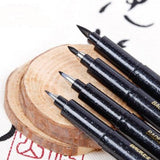 4 pcs Brush pen set /soft brush pen/ calligraphy brush pen, planner pen