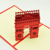 Arch of triumph pop up card 3d card Paris card gift card