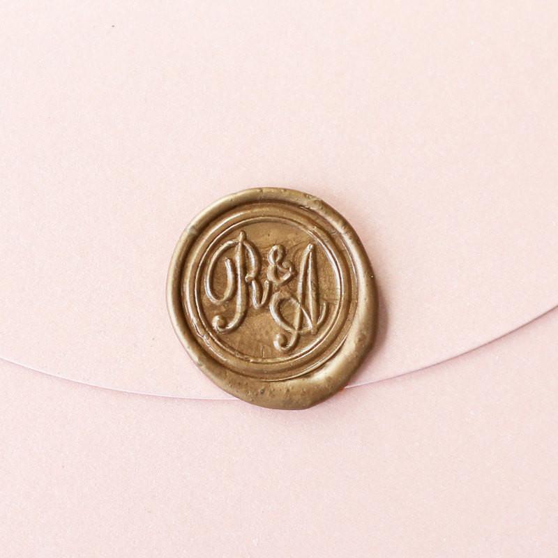 Wax Seal Stamp Set, Wax Seal Kit, Vintage Personalized Wax Seal Stamp for  Letter Cards Invitations