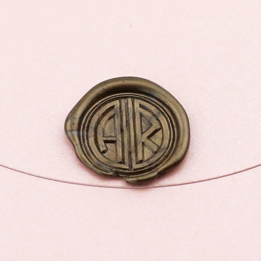 Monogram Wax Seal, Envelope Seal, Wedding Stamp, Initials Wax Seal