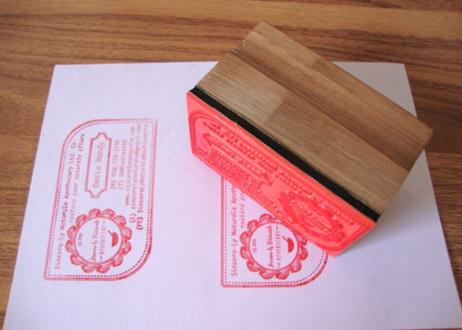 Custom Stamp for Business, Personal or Weddings/Custom Rubber Stamp/ D –  DokkiDesign